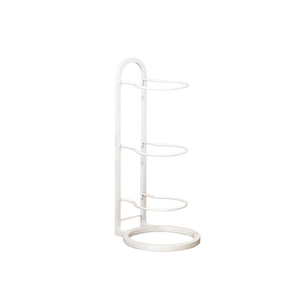 3/4Tier Basketball Stand Ball Organizer Storage Rack Basketball Equipment Holder - Black-3 Layers