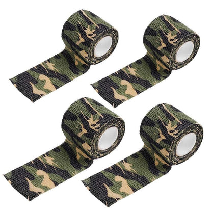 4 Roll Tape Army Camo Wrap Rifle Gun Shooting Hunting Camouflage Stealth Webbing - ACU Camouflage