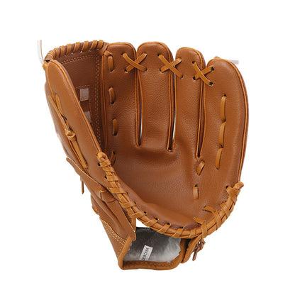 Baseball Glove Thickened Softball Glove Pitcher Mitt Sports Training Outdoor - Blue - 11.5in