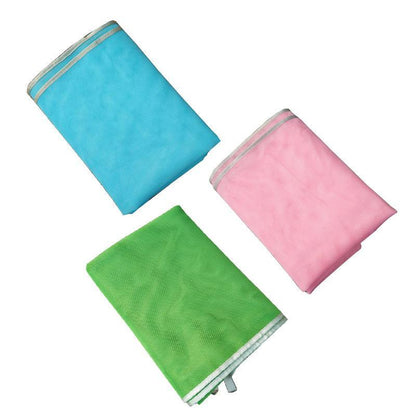 Sand Free Beach Mat Blanket Sand Proof Magic Sandless Sand Dirt & Dust Disappear - Green - Factory Direct Shop
