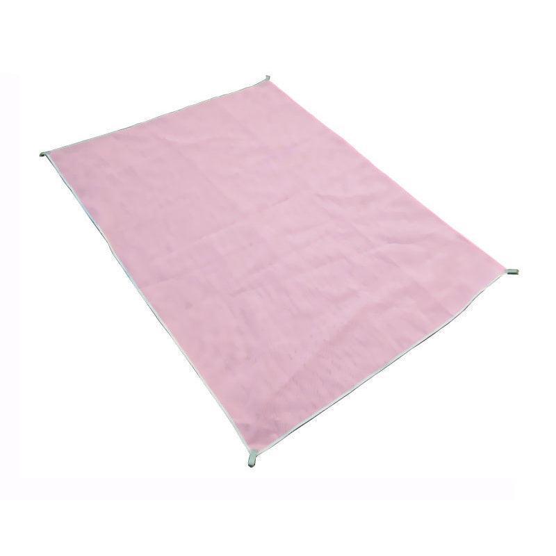 Sand Free Beach Mat Blanket Sand Proof Magic Sandless Sand Dirt & Dust Disappear - Pink - Factory Direct Shop