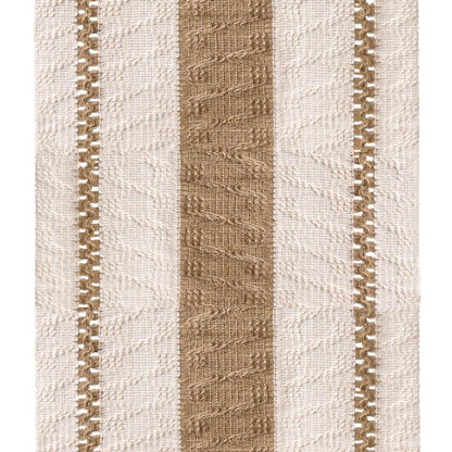 Cotton Linen Table Runner with Knot Tassel Bed End Towel Long Tablecloth Mat - Light brown