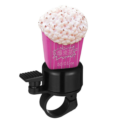 Cute Food Style Bicycle Bell Loud and Fun Handlebar Accessory - French fries
