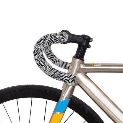 2X Thick Bicycle Handlebar Tape Bar Drop Wrap Mtb Road Bike Anti-Slip Punch - Green