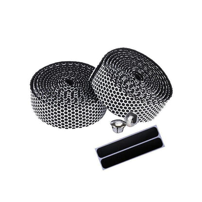 2X Thick Bicycle Handlebar Tape Bar Drop Wrap Mtb Road Bike Anti-Slip Punch - Green