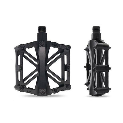Bike Pedals Alloy Mountain Road MTB Colored Bicycle Nonslip Cycling Pedals 9/16" - Blue