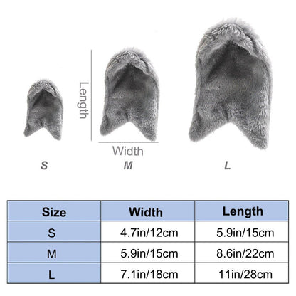 Cozy Bird Blanket Shawl Parrot Snuggle Cabin Plush Hanging Cotton Nest Bedding - Grey-S Size