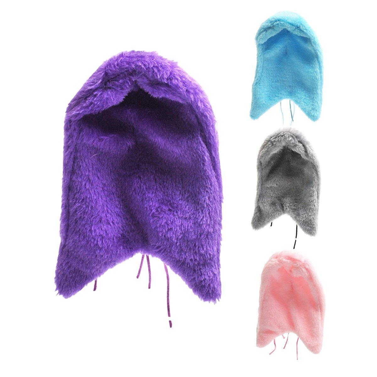 Cozy Bird Blanket Shawl Parrot Snuggle Cabin Plush Hanging Cotton Nest Bedding - Purple-M Size