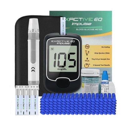 Blood Glucose Monitor Diabetes Testing Kit Blood Sugar Meter with 50 Test Strips - ONLY 50 Test Strips + 50 Lancets