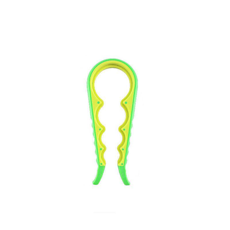 Silicone Jar Can Opener Multi-Purpose Lids Cap Arthritis Bottle Opener Easy Grip - Blue