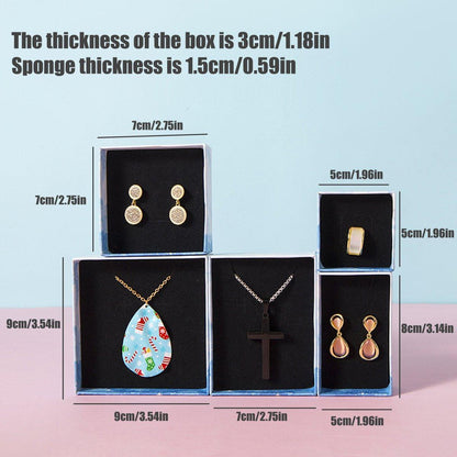 20PCS Cloud Jewelry Box Earrings Necklace Ring Bracelet DisplayOrganizer - 5*8*3cm（Box）