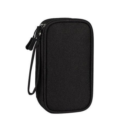 Electronic Accessories Cable Bag Organizer Travel Pouch Storage Cases Charger - Pink