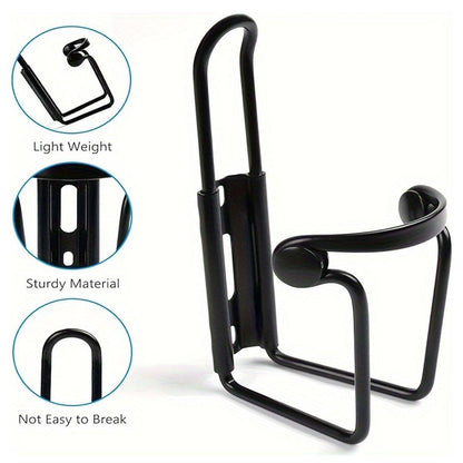 Durable Aluminum Alloy Water Bottle Holder for MTB Bike Bicycle Cycling Cage - Silver