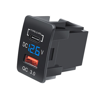 Car USB Charger Socket Adapter 12V 24V Dual Port Power Outlet For Honda Vehicle