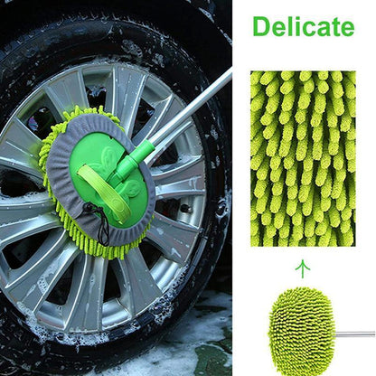 New Telescopic Car Brush Wash Soft Care Mop Vehicle Cleaning Window Adjustable - Car Brush Wash Mop