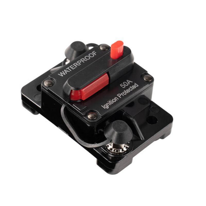 Waterproof Car Circuit Breaker Fuse Reset 30-300A AMP 12V-48V DC Car Boat IP67 - 80A