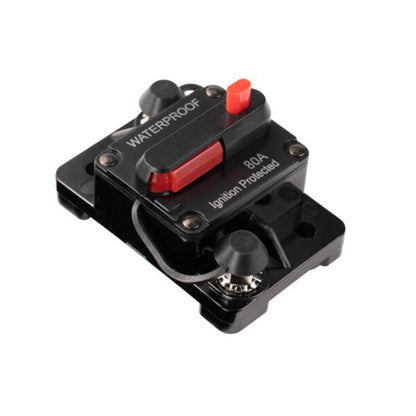 Waterproof Car Circuit Breaker Fuse Reset 30-300A AMP 12V-48V DC Car Boat IP67 - 80A