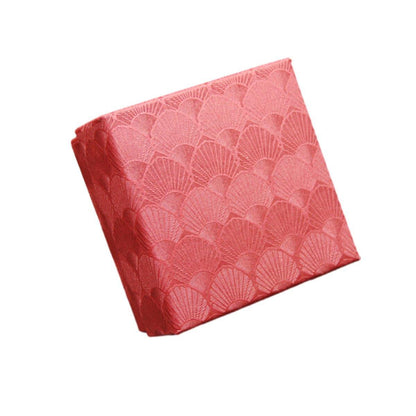 25X Jewelry Gift Boxes Shell Pattern 7.5CM Small GiftBox Empty Jewelry With Foam - Red