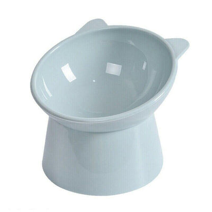 Elevated Pet Bowl Cat Dog Feeder Food Water High - Foot Anti Vomiting Tilted Bowl - Green - Factory Direct Shop