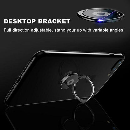 Iring Phone Ring Finger Holder Stand Mobile Grip with Mount Hook for iPhone and iPad - Rose Gold
