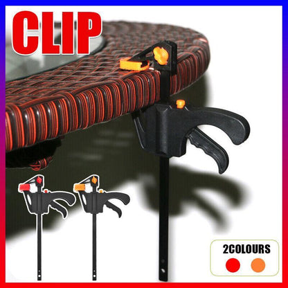 Quick Woodworking Clip Bar Clamp F-Tyle Grip Quick Ratchet Release Squeeze Tools - Orange