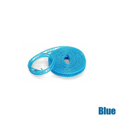 Portable 5M Travel Clothes Line Washing Rope Non Slip Airer Laundry Clothesline - Green