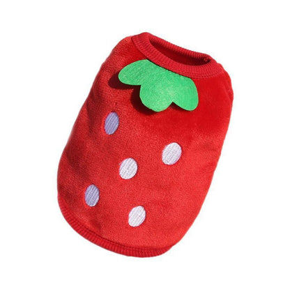 S Size Warm Winter Dog Clothes Soft Fleece Dog Jacket Pet Coat Sweater Cat Jumper - Pink Ice Cream