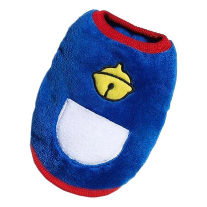 S Size Warm Winter Dog Clothes Soft Fleece Dog Jacket Pet Coat Sweater Cat Jumper - Red Strawberry