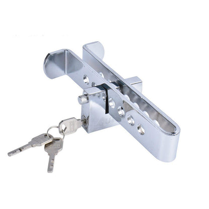 Universal Car Anti-Theft Clutch Throttle Brake Lock 8/9 Holes Security Lock - 8 holes