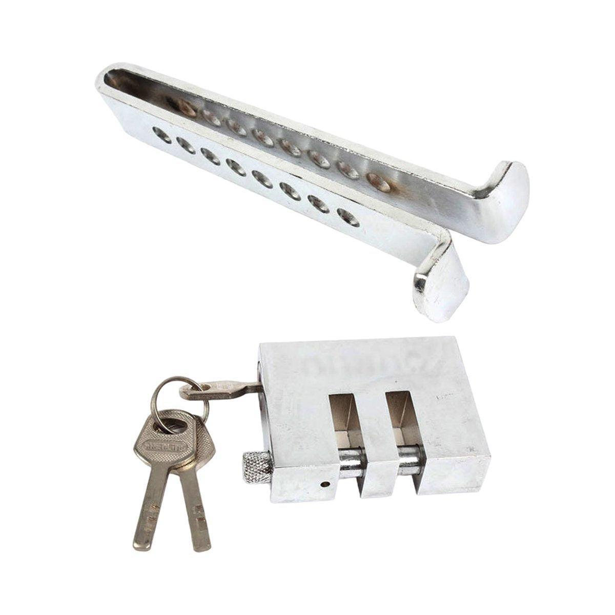 Universal Car Anti-Theft Clutch Throttle Brake Lock 8/9 Holes Security Lock - 9 holes