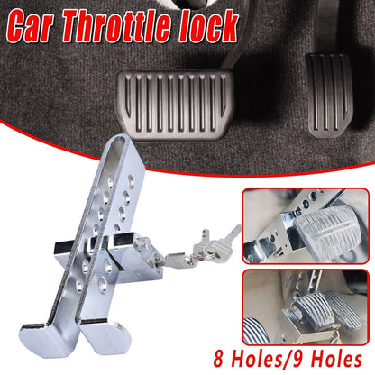 Universal Car Anti-Theft Clutch Throttle Brake Lock 8/9 Holes Security Lock - 9 holes