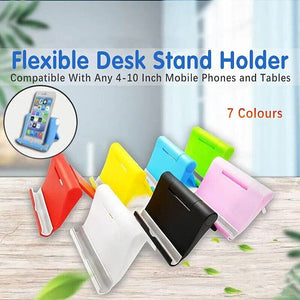 Desk Stand Holder for Mobile Phone Tablet iPad iPhone Samsung Universal Mount - Blue