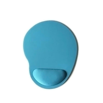 Comfort Mouse Pad with Built In Wrist Support Non Slip Ergonomic Mice Mat - Blue