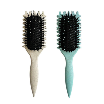 Upgraded Hair Styling Brush for Defined Curls with Ergonomic Handle Bounce Curl - Cream-Coloured