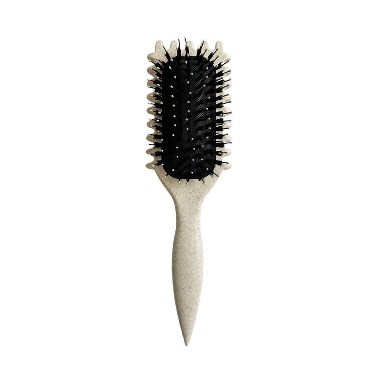 Upgraded Hair Styling Brush for Defined Curls with Ergonomic Handle Bounce Curl - Cream-Coloured