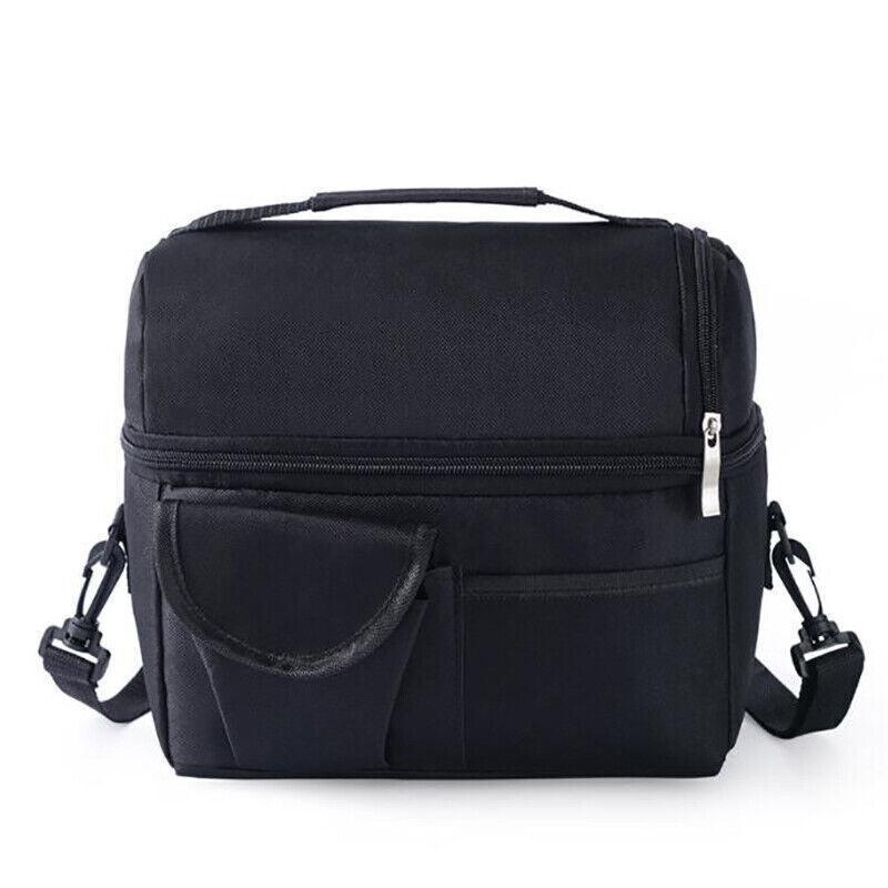 Insulated Lunch Bag Box Tote Cooler For Women Men Hot Cold Food Thermal - Rose Red - Factory Direct Shop