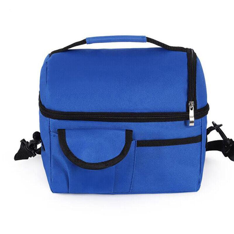 Insulated Lunch Bag Box Tote Cooler For Women Men Hot Cold Food Thermal - Rose Red - Factory Direct Shop