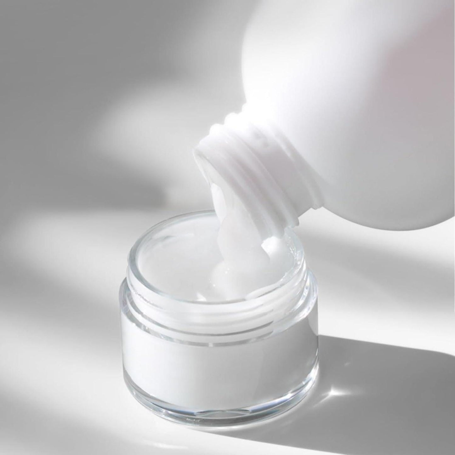 10pcs Wide Mouth Plastic Jars Black Lid Transparent Skin Care Cream Containers - 40ml