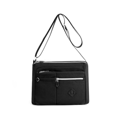 Ladies Large Capacity Crossbody Bag Single Shoulder Small Square Bag Handbag - Purple