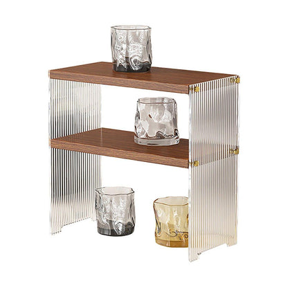 Acrylic Desktop Cup Holder Multi - Purpose Portable Storage Organizer For Home - White - Factory Direct Shop