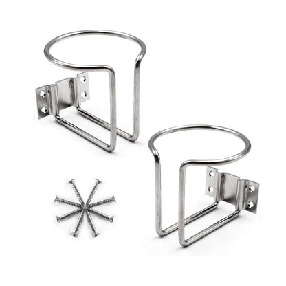 2pcs Cup Stainless Steel Boat Drink Holder Ring Holders Marine Car Truck Yacht