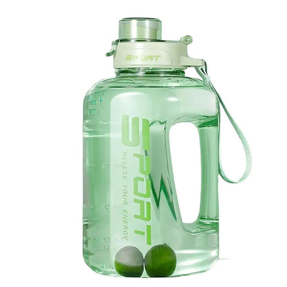 Large Capacity Water Cup Fitness Sports Water Bottle for Gym Outdoor Activities - Pink