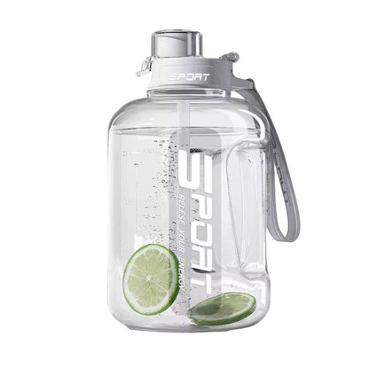 Large Capacity Water Cup Fitness Sports Water Bottle for Gym Outdoor Activities - Pink