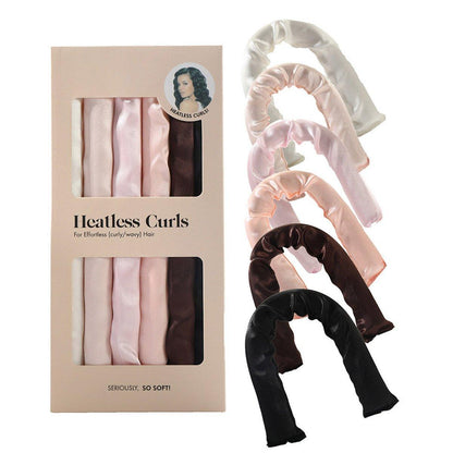6Colours Heatless Curling Rod Foam Set Lazy Overnight Hair Rollers Big Waves Tool - Colourful