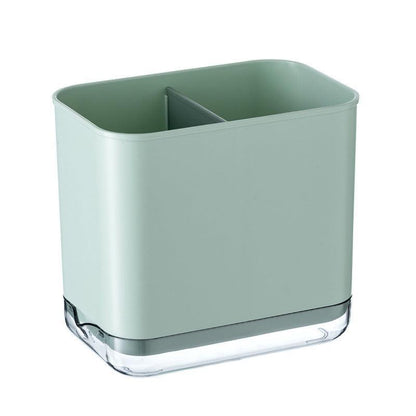 Cutlery Drainer Basket Multifunctional Storage Holder Box Spoon Drain Rack - White