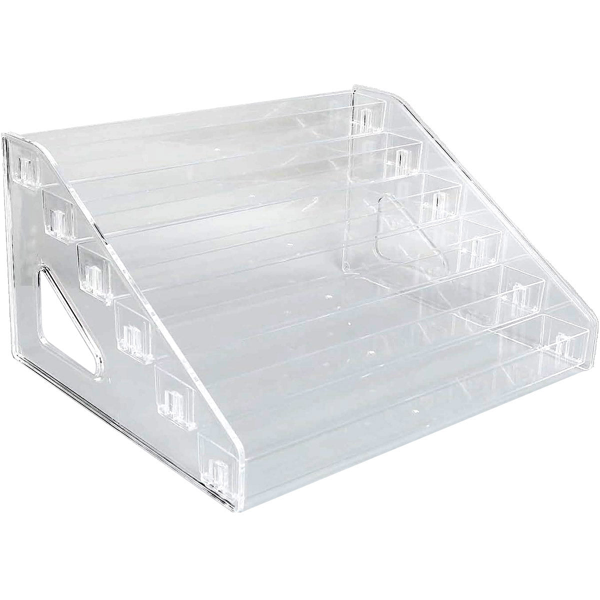6/7 Layer Nail Polish Storage Box Multi Layer Clear Display Rack Organizer Stand - 7-Tier