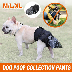 Dog Pet Portable Poop Collection Pants Outing Physiological Pants with Poop Bag - M - Factory Direct Shop