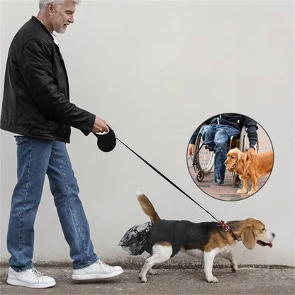Dog Pet Portable Poop Collection Pants Outing Physiological Pants with Poop Bag - M - Factory Direct Shop
