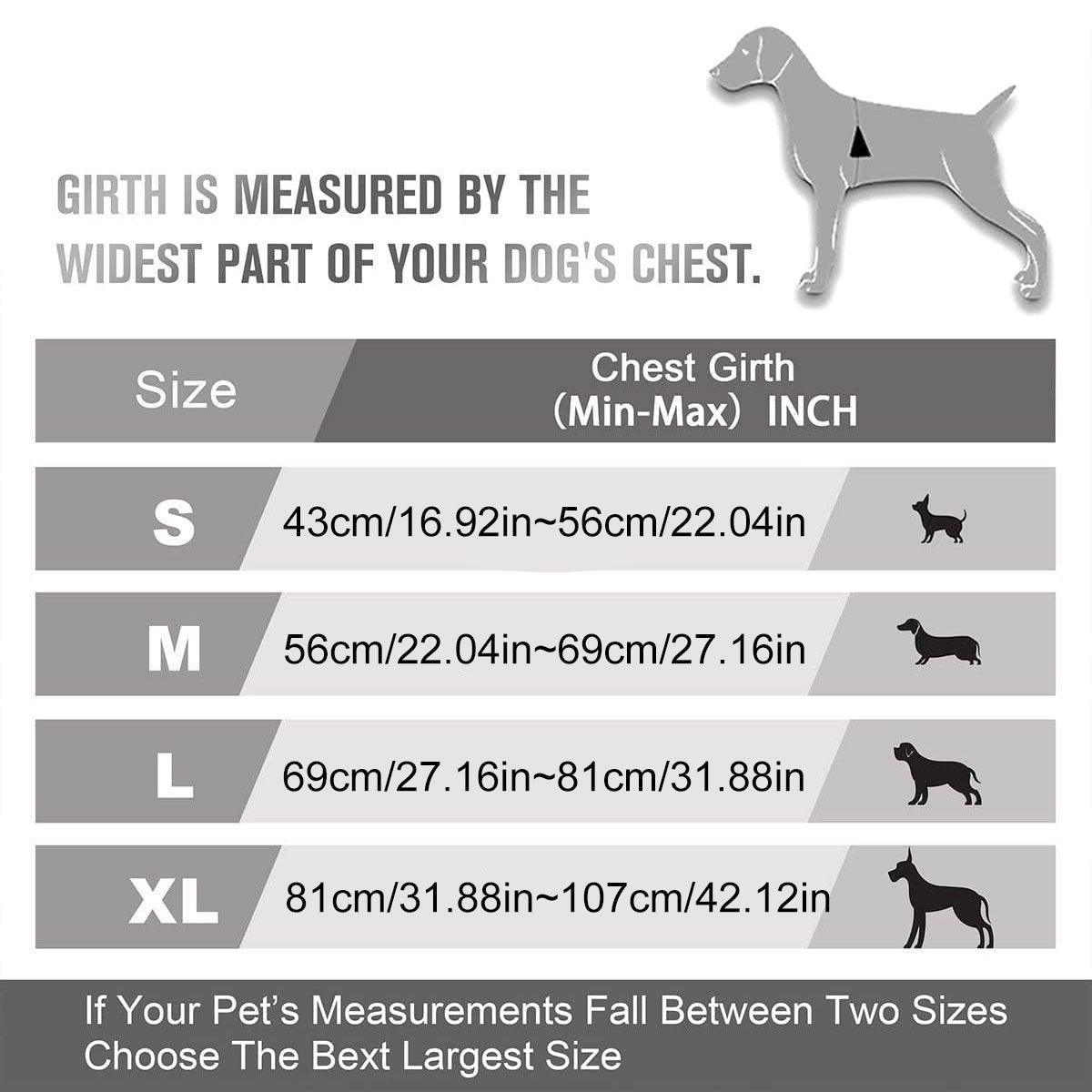 Adjustable No-Pull Dog Harness Vest S-XL Reflective Pet Training Outdoor Handle - Black-S