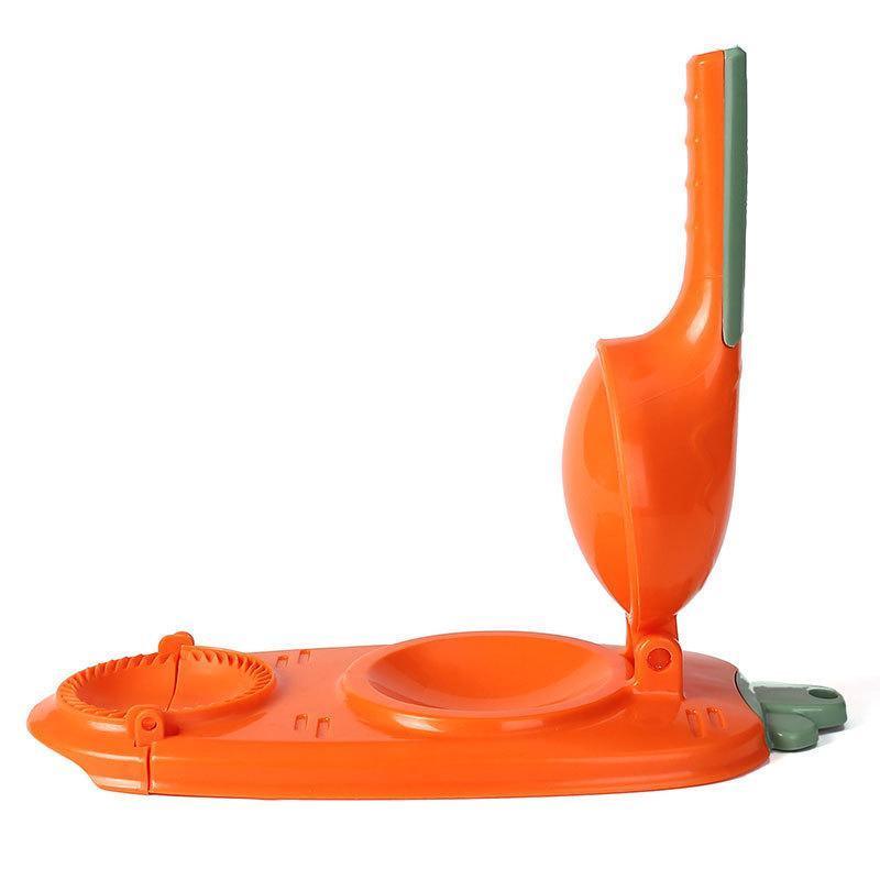 2in1 Dumpling Skin Chapati Maker Press Machine Wrapper Mould Handle Tools Pastry - Leather Pink